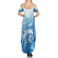 Mother's Love Is Deeper Than Ocean Summer Maxi Dress Polynesian Style LT05 - Polynesian Pride