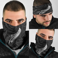 New Zealand Chur Bro Neck Gaiter Maori Koru With Silver Fern LT05 - Polynesian Pride