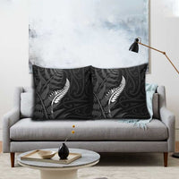 New Zealand Chur Bro Pillow Cover Maori Koru With Silver Fern LT05 - Polynesian Pride