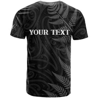 Personalised New Zealand Chur Bro T Shirt Maori Koru With Silver Fern LT05 - Polynesian Pride