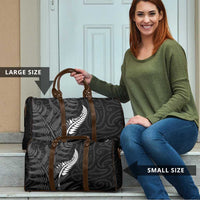 New Zealand Chur Bro Travel Bag Maori Koru With Silver Fern LT05 - Polynesian Pride