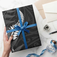 New Zealand Chur Bro Wrapping Paper Maori Koru With Silver Fern LT05 - Polynesian Pride