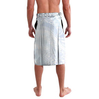 Northern Mariana Islands Chamorro Lavalava Plumeria Curves Style White Version LT05 - Polynesian Pride