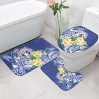 Northern Mariana Islands Bathroom Set Polynesian Pattern With Frangipani LT05 - Polynesian Pride