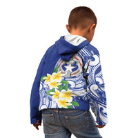 Northern Mariana Islands Kid Hoodie Polynesian Pattern With Frangipani LT05 - Polynesian Pride