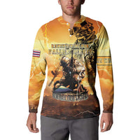 Hawaii Memorial Day Button Sweatshirt Remember Their Sacrifice LT05 - Polynesian Pride