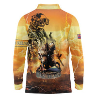 Hawaii Memorial Day Long Sleeve Polo Shirt Remember Their Sacrifice