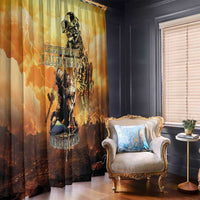 Hawaii Memorial Day Window Curtain Remember Their Sacrifice LT05 - Polynesian Pride