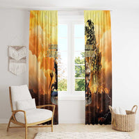 Hawaii Memorial Day Window Curtain Remember Their Sacrifice LT05 - Polynesian Pride