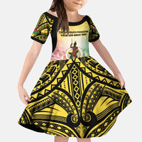 Vanuatu Independence Day Family Matching Puletasi and Hawaiian Shirt The Untouched Paradise