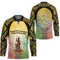 Vanuatu Independence Day Hockey Jersey The Untouched Paradise