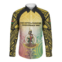 Vanuatu Independence Day Long Sleeve Button Shirt The Untouched Paradise LT05 Unisex Colorful - Polynesian Pride