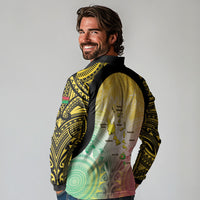 Vanuatu Independence Day Long Sleeve Polo Shirt The Untouched Paradise