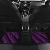 Hawaii Queen Liliuokalani Car Mats Hawaiian Maile Lei Flag Style LT05 Set 2pcs - Back Purple - Polynesian Pride