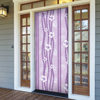 Hawaii Queen Liliuokalani Door Cover Lavender Lei Pua Kalaunu LT05 - Polynesian Pride