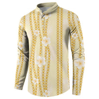 Hawaii Queen Liliuokalani Button Sweatshirt Gold Lei Pua Kalaunu LT05 - Polynesian Pride