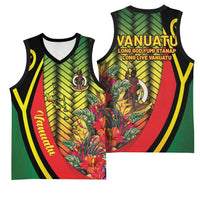 Vanuatu Constitution Day Basketball Jersey Long Live Vanuatu LT05 - Polynesian Pride