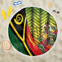Vanuatu Constitution Day Beach Blanket Long Live Vanuatu LT05 One Size 150cm Colorful - Polynesian Pride