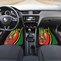 Vanuatu Constitution Day Car Mats Long Live Vanuatu LT05 Set 2pcs - Front Colorful - Polynesian Pride