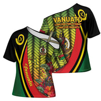 Vanuatu Constitution Day Cross Shoulder Shirt Long Live Vanuatu LT05 - Polynesian Pride