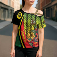 Vanuatu Constitution Day Cross Shoulder Shirt Long Live Vanuatu LT05 - Polynesian Pride