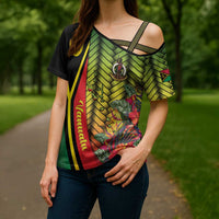 Vanuatu Constitution Day Cross Shoulder Shirt Long Live Vanuatu LT05 - Polynesian Pride