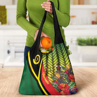 Vanuatu Constitution Day Grocery Bag Long Live Vanuatu - Polynesian Pride