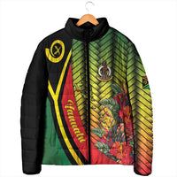 Vanuatu Constitution Day Padded Jacket Long Live Vanuatu LT05 - Polynesian Pride