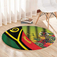Vanuatu Constitution Day Round Carpet Long Live Vanuatu - Polynesian Pride
