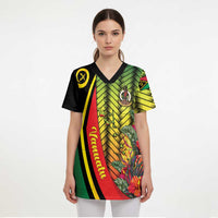Vanuatu Constitution Day Scrub Top Long Live Vanuatu LT05 - Polynesian Pride