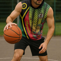 Vanuatu Constitution Day Sleeveless Hoodie Long Live Vanuatu - Polynesian Pride