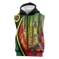 Vanuatu Constitution Day Sleeveless Zip Hoodie Long Live Vanuatu LT05 Colorful - Polynesian Pride