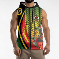 Vanuatu Constitution Day Sleeveless Zip Hoodie Long Live Vanuatu LT05 - Polynesian Pride