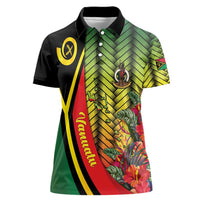 Vanuatu Constitution Day Women Polo Shirt Long Live Vanuatu LT05 Female Colorful - Polynesian Pride
