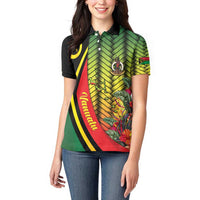 Vanuatu Constitution Day Women Polo Shirt Long Live Vanuatu LT05 - Polynesian Pride