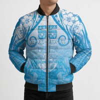 Fiji Day Bomber Puffer Jacket 55th Anniversary Forever Fiji - Polynesian Pride