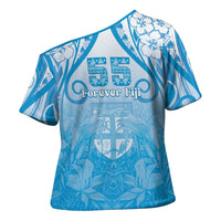 Fiji Day Cross Shoulder Shirt 55th Anniversary Forever Fiji - Polynesian Pride