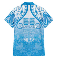 Fiji Day Family Matching Long Sleeve Bodycon Dress and Hawaiian Shirt 55th Anniversary Forever Fiji - Polynesian Pride