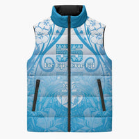 Fiji Day Sleeveless Puffer Jacket 55th Anniversary Forever Fiji - Polynesian Pride