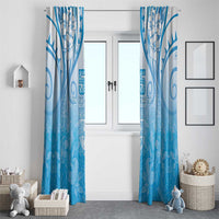 Fiji Day Window Curtain 55th Anniversary Forever Fiji - Polynesian Pride