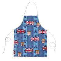 Fiji Masi Tapa Apron Coat Of Arms LT05 Blue - Polynesian Pride