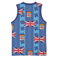 Fiji Masi Tapa Basketball Jersey Coat Of Arms LT05 - Polynesian Pride