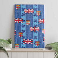 Fiji Masi Tapa Canvas Wall Art Coat Of Arms LT05 - Polynesian Pride