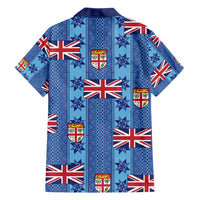 Fiji Masi Tapa Family Matching Off Shoulder Short Dress and Hawaiian Shirt Coat Of Arms - Polynesian Pride
