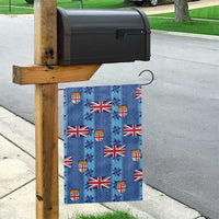 Fiji Masi Tapa Garden Flag Coat Of Arms - Polynesian Pride