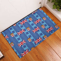 Fiji Masi Tapa Rubber Doormat Coat Of Arms - Polynesian Pride