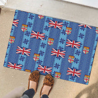 Fiji Masi Tapa Rubber Doormat Coat Of Arms - Polynesian Pride