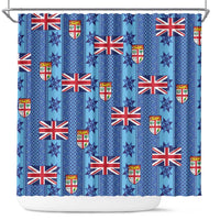 Fiji Masi Tapa Shower Curtain Coat Of Arms - Polynesian Pride