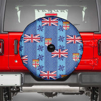 Fiji Masi Tapa Spare Tire Cover Coat Of Arms - Polynesian Pride
