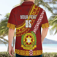 Custom Vavau High School Hawaiian Shirt Tongan Kupesi Pattern LT05 - Polynesian Pride